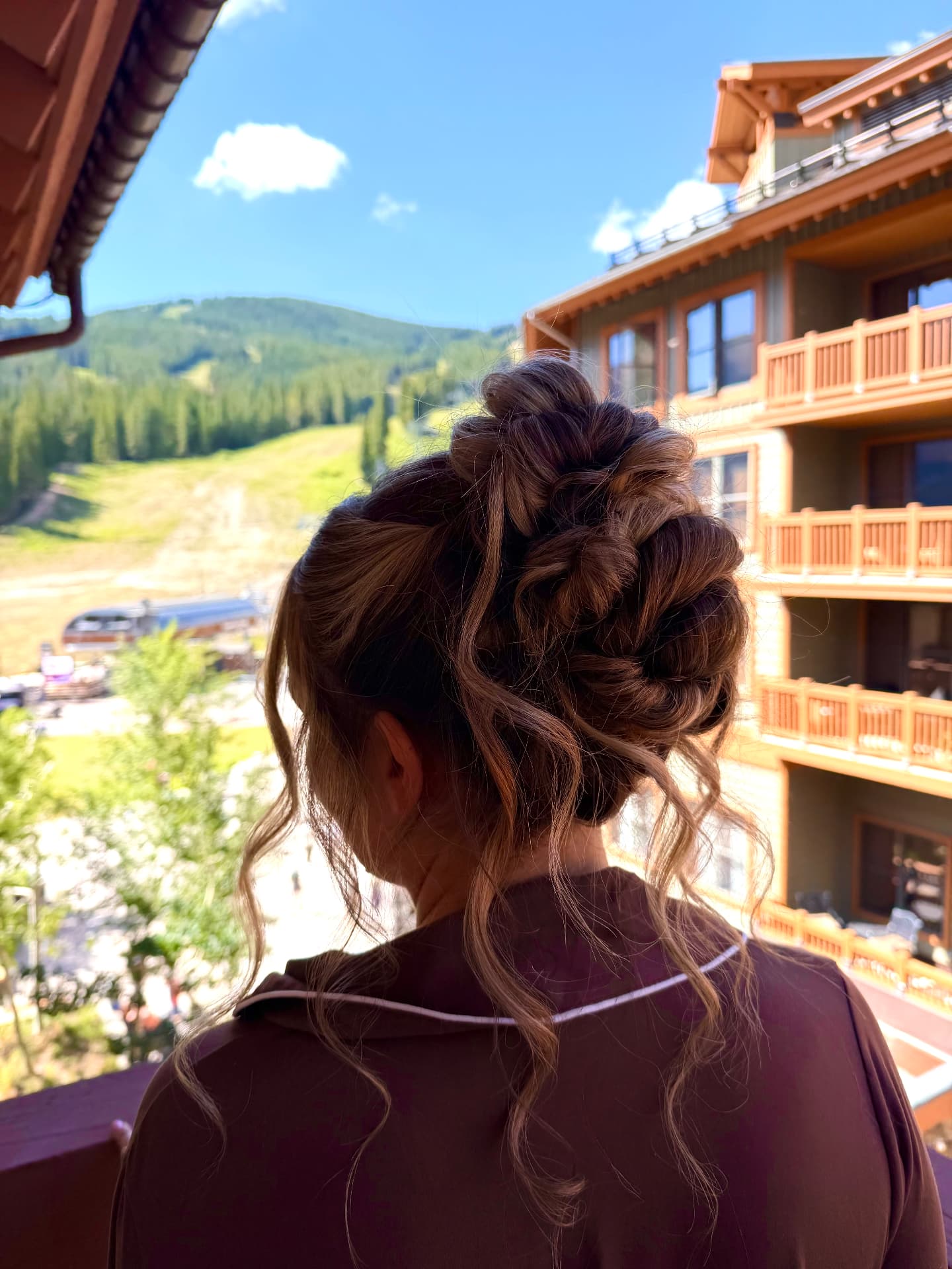 Braided updo — village views