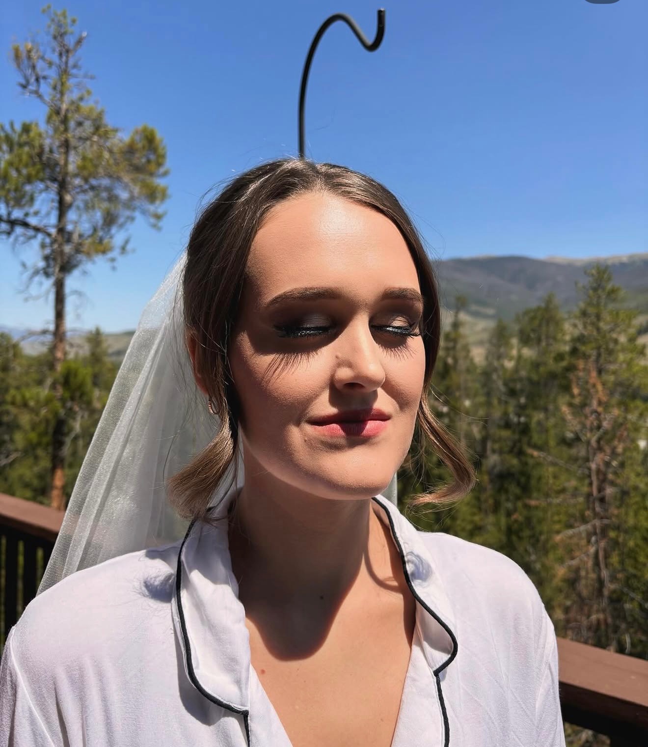 Mountain morning — bride